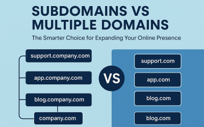 Subdomains VS Multiple Domains